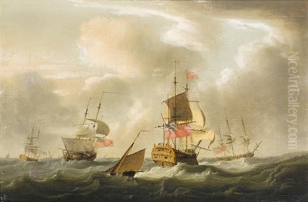 English Shipping In Choppy Seas - view 1