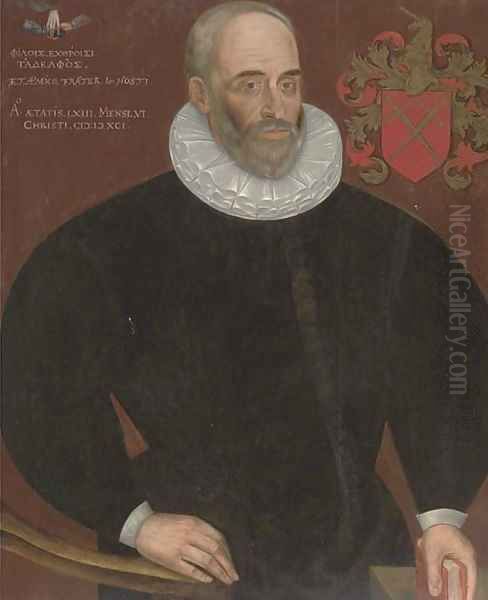 Portrait of a gentleman, half-length, aged 43 - view 1
