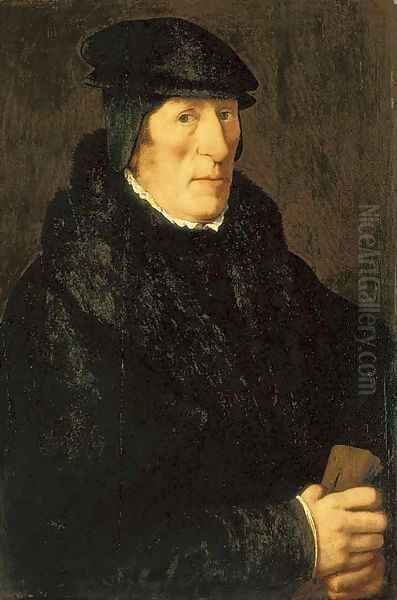 Portrait of a gentleman, half-length, in a fur coat - view 1