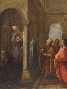 The Presentation in the Temple by Dutch School