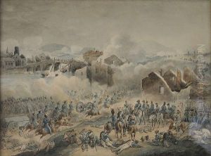 Le Siege De Girone by Joseph Swebach-Desfontaines