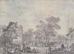 La Foire by Joseph Swebach-Desfontaines