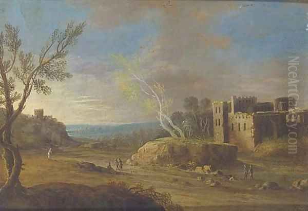 Figures before a ruin; and Another similar - view 1