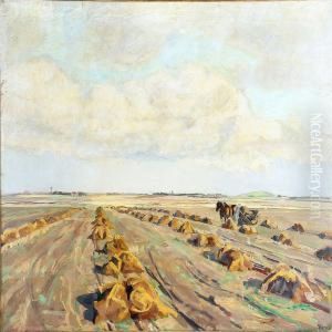 "mark Med Godningshobe, Oktober" by Fritz Syberg