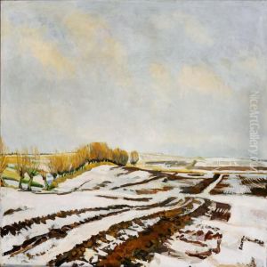 Marker Med Smeltende Sne by Fritz Syberg