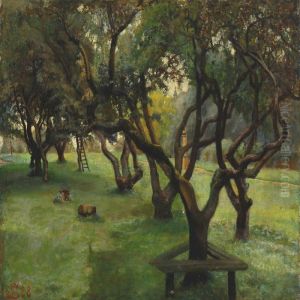 Scenery From A Park by Fritz Syberg