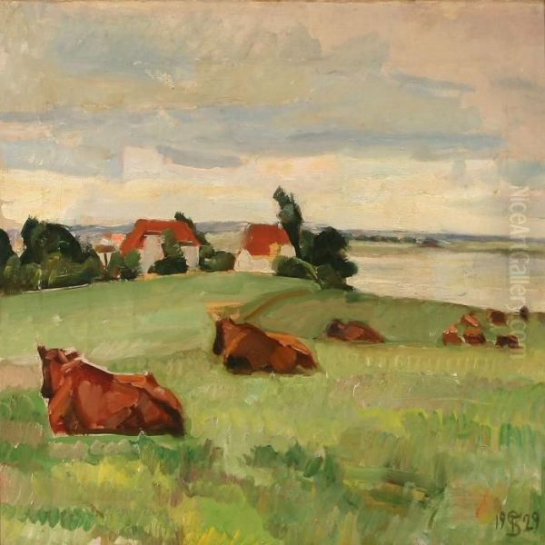 Field With Cows - view 1