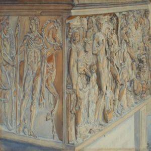 A Study In Detail Of An Italian Frieze