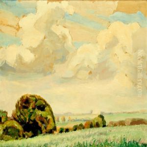 Field And Sky by Fritz Syberg