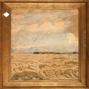 Harvest Scene by Fritz Syberg