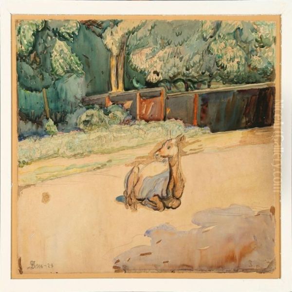 A Deer In A Zoo - view 1