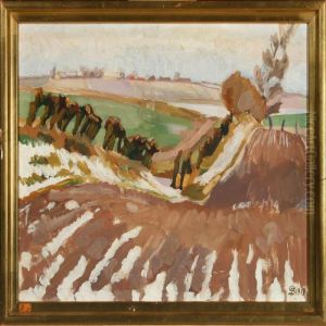 Wintry Scene by Fritz Syberg