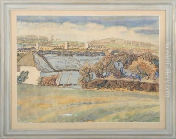 Landscape With A House And Fields - view 1