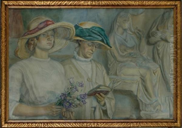 Two Women At A Service - view 1