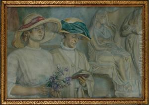 Two Women At A Service