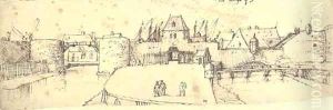 View of the town of Bergen op Zoom