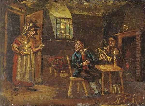 A set of twelve genre scenes - view 1