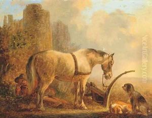 The sunset by Dutch School