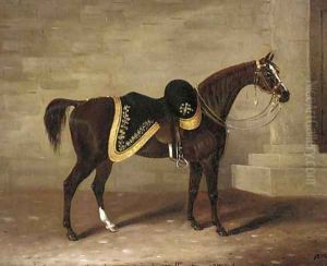 Copenhagen, the charger of the Duke of Wellington by Samuel Spode
