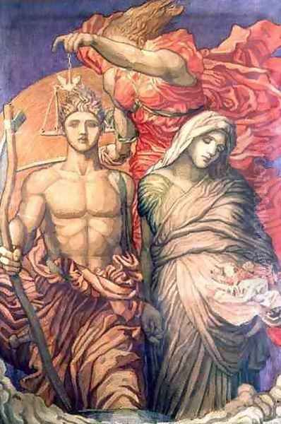 Time, Death and Judgement, after G.F. Watts - view 1