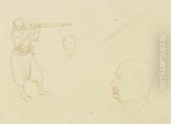 Deux Etudes De Zouave - view 1