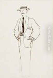 Homme Au Canotier