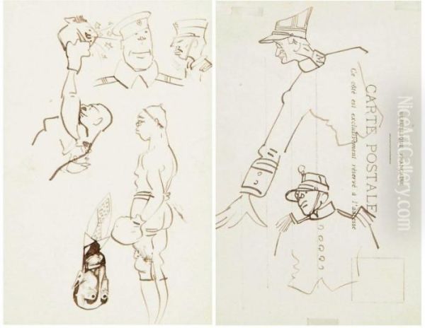 Deux Etudes De Boxeur - view 1