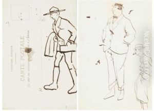 Deux Etudes D'homme En Pied