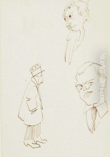 Trois Etudes De Personnages - view 1