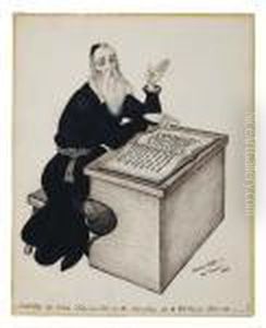 Indeed An Arab In Jerusalem Is As Absurd As A Jewish Mecca by Arthur Szyk
