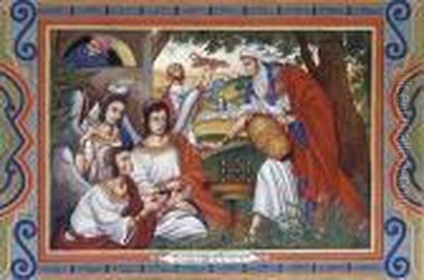 Abraham And The Angels - view 1
