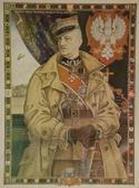Plakat Z Wizerunkiem Generala Wladyslawa Sikorskiego Z 1940 R. - view 1
