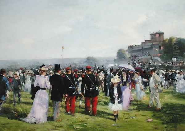 The End of the Races at Auteuil, c.1893 - view 1