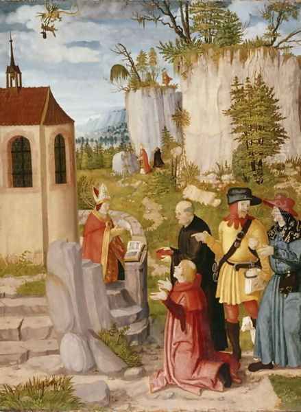 The Townspeople of Regensburg want to bring St. Wolfgang back from the Cell, c.1510-15 - view 1