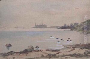 The Beach, Kronberg Helsinger by Fritz Syberg