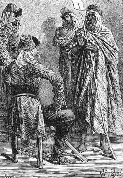 The French in Algeria, engraved by P. Louis 19th century, from The History of France, by Emile de Bonnechose, published by Ward, Lock and Co, London - view 1