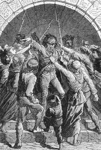 Death to the Royalists, engraved by Stephane Pannemaker 1847-1930, from The History of France, by Emile de Bonnechose, published by Ward, Lock and Co, London by Schuler, Jules Theophile