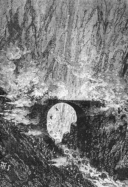 Suwarrows Passage of the St. Gothard, engraved by Stephane Pannemaker (1847-1930), from The History of France, by Emile de Bonnechose, published by Ward, Lock and Co, London - view 1