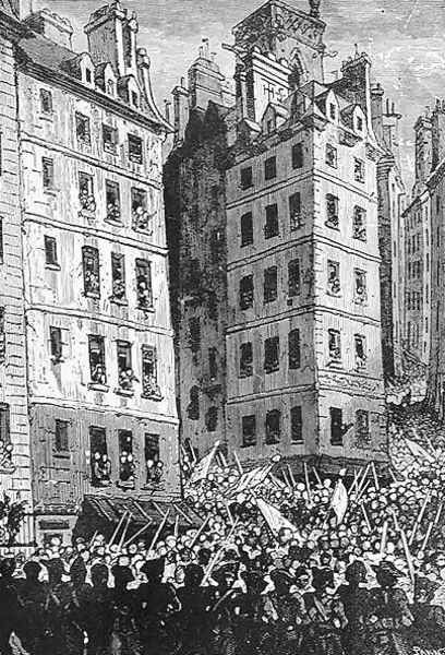 The 28th of June, 1792, engraved by Stephane Pannemaker 1847-1930, from The History of France, by Emile de Bonnechose, published by Ward, Lock and Com London - view 1