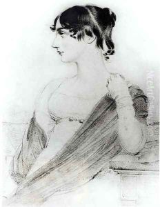 Portrait of Maria Edgeworth 1767-1849 by Slater, Joseph
