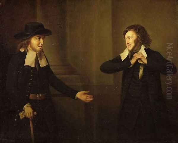 Shylock and Tubal from Act III, Scene ii of The Merchant of Venice by William Shakespeare - view 1