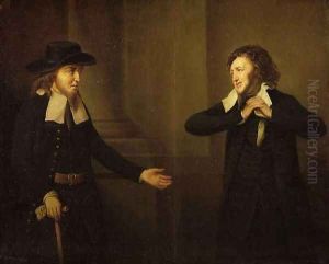 Shylock and Tubal from Act III, Scene ii of The Merchant of Venice by William Shakespeare by Herbert Stoppelaer