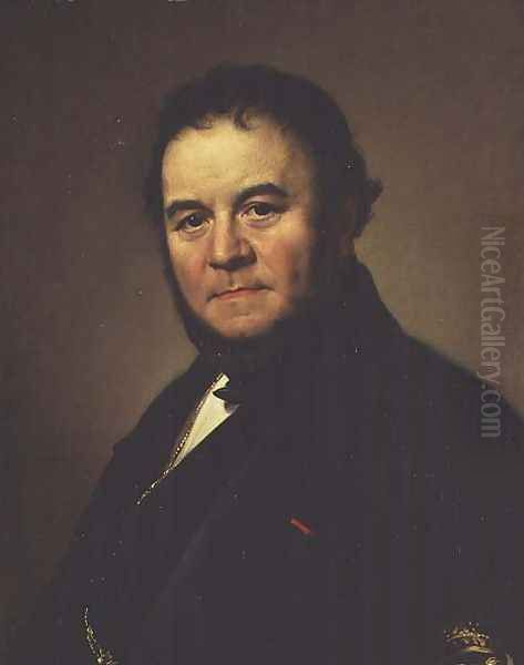 Portrait of Marie Henri Beyle, known as Stendhal 1783-1842 1840 - view 1