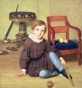 Childhood by Ludvig August Smith
