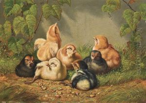 Seven Chicks by Arthur Fitzwilliam Tait