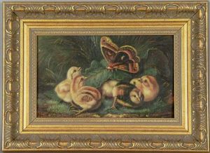 Of Four Chicks by Arthur Fitzwilliam Tait