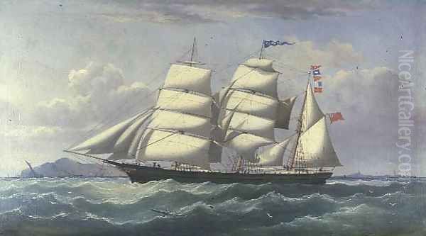 The Barquentine Pawnee in the Irish Sea - view 1