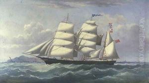 The Barquentine Pawnee in the Irish Sea The Barquentine Pawnee in the Irish Sea
