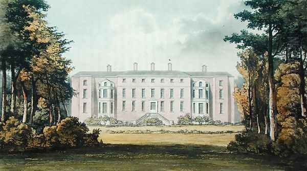 Ham House, from Ackermanns Repository of Arts, published c.1826 - view 1