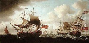Ship of the Line Going About by Francis Swain